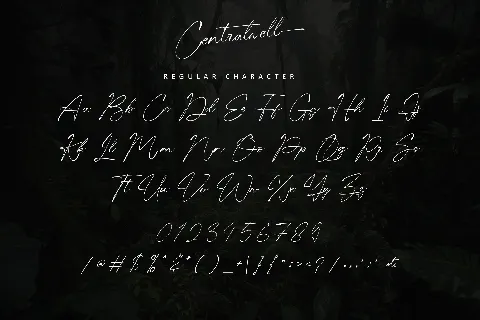 Centralwell - Personal use font