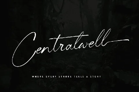 Centralwell - Personal use font