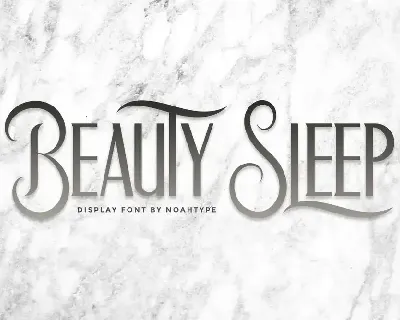 Beauty Sleep Demo font