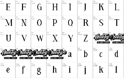 Sword Demo font