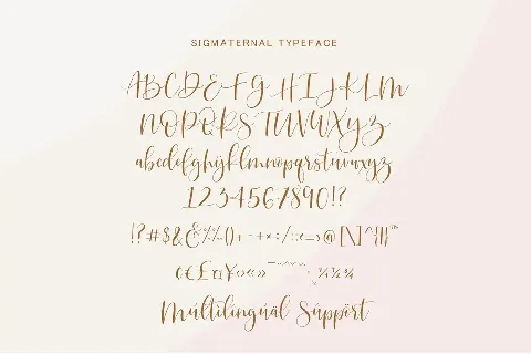 Sigmaternal font