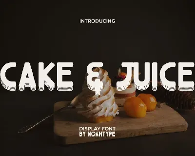 Cake Juice Demo font