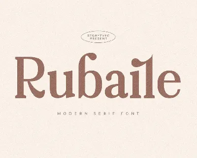 Rubaile font