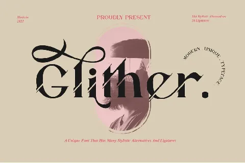 Glither font