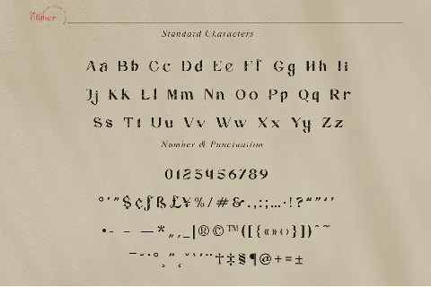 Glither font