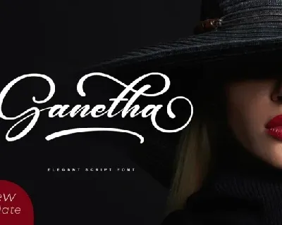 Ganetha font