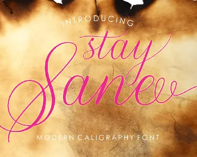 Stay Sane font