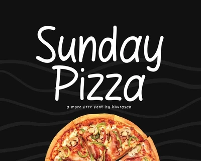Sunday Pizza font