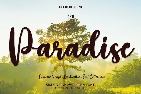 Paradise Script font