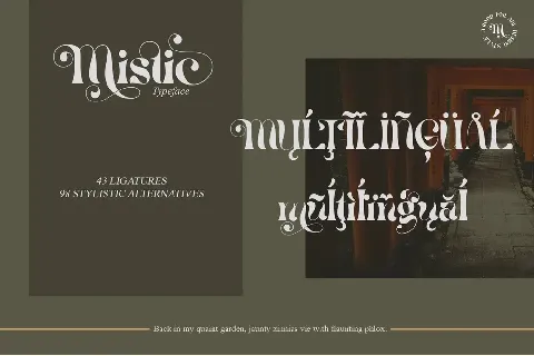 Mistic font