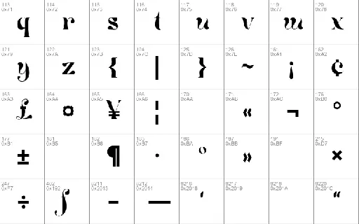 Mistic font