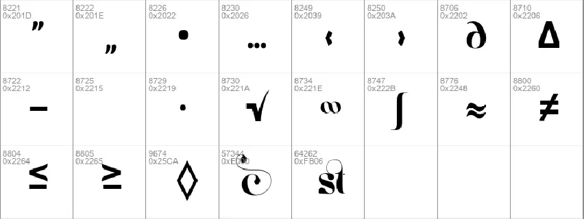 Mistic font