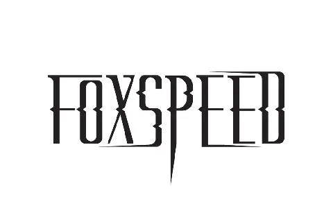 Foxspeed Demo font