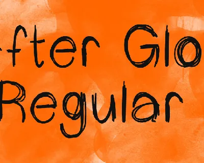After Glow font