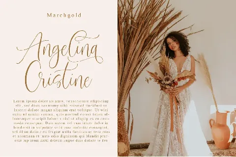 Marchgold font