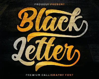 Black Letter font