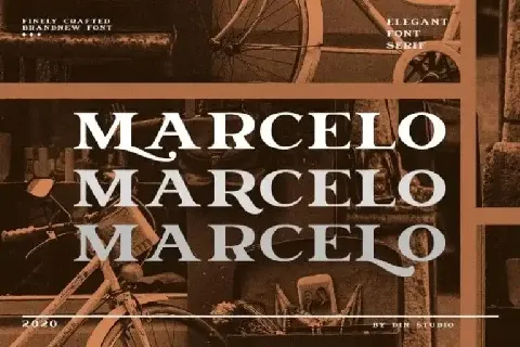 Marcelo Serif font