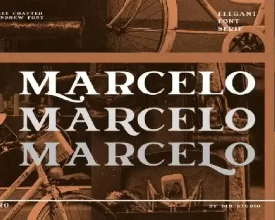 Marcelo Serif font