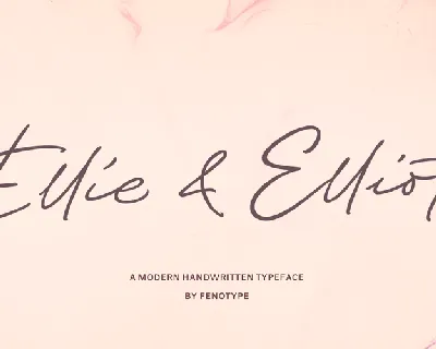 Ellie Script font