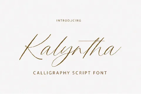 Kalyntha font