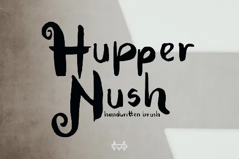 Hupper Nush Demo font
