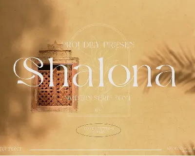 Shalona font