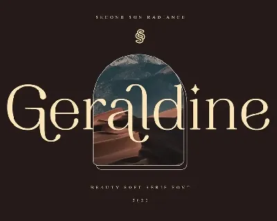 Geraldine font