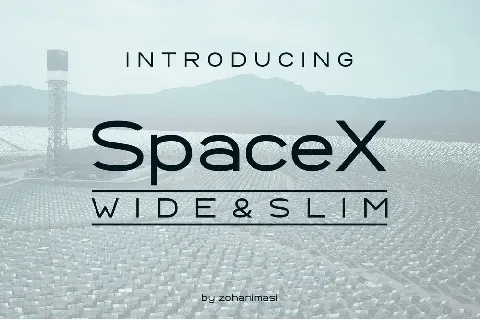 SpaceX font