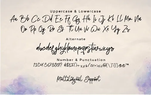 Atakana Script font