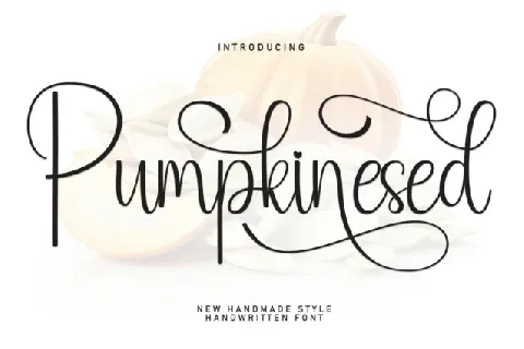 Pumpkinseed Script font