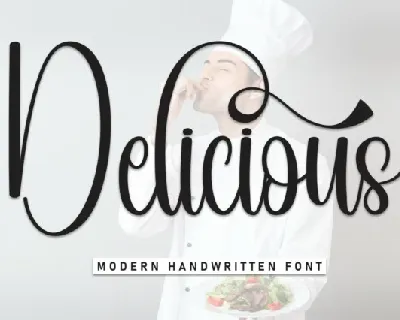 Delicious Script font