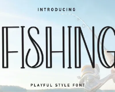 Fishing Display font