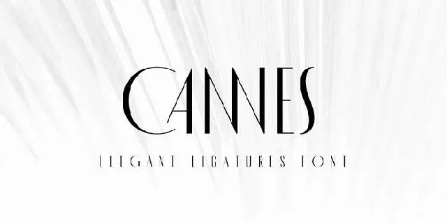 MADE Cannes font