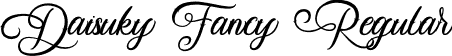 Daisuky Fancy Regular font - Daisuky Fancy.otf