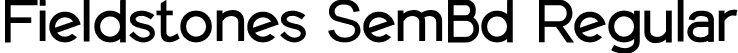 Fieldstones SemBd Regular font - Fieldstones-SemiBold.otf