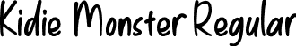 Kidie Monster Regular font - Kidie Monster.ttf