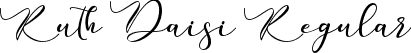 Ruth Daisi Regular font - Ruth Daisi.ttf