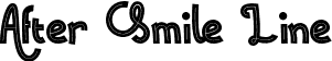 After Smile Line font - AfterSmile-Line.otf