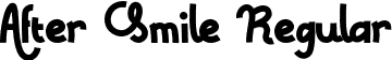 After Smile Regular font - AfterSmile-Regular.otf