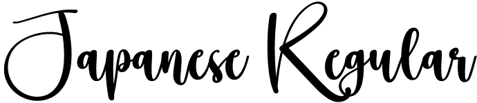 Japanese Regular font - Japanese.otf