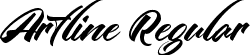 Artline Regular font - Artline.ttf