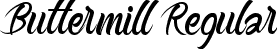Buttermill Regular font - Buttermill.ttf