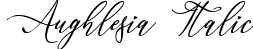 Aughlesia Italic font - Aughlesia Italic TTF.ttf
