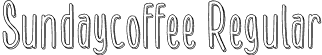 Sundaycoffee Regular font - Sunday Coffee Font - Free Trial.otf