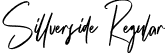 Sillverside Regular font - Sillverside.ttf