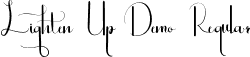 Lighten Up Demo Regular font - LightenUpDemoRegular.ttf