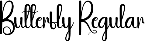 Butterfly Regular font - Butterfly.otf