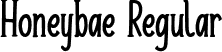 Honeybae Regular font - Honeybae.otf