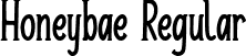 Honeybae Regular font - Honeybae.ttf