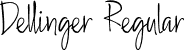 Dellinger Regular font - Dellinger.otf